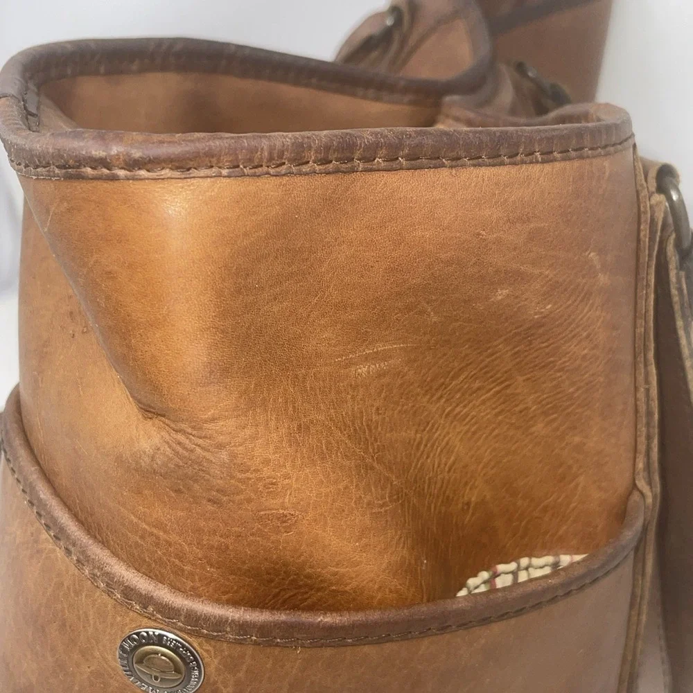 Melvill & Moon Brown Leather Dar Es Salaam Day Bag South African Safari Luxury